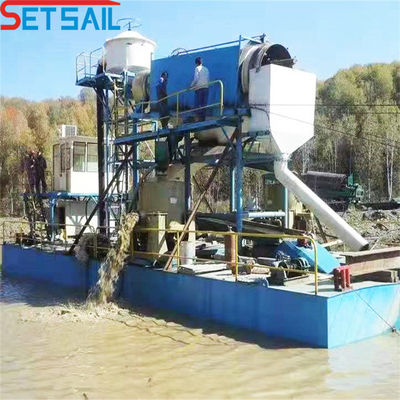 Dredger a catena di diamanti per la prospezione dell'oro
