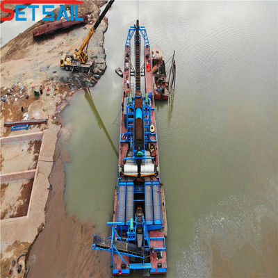 Dredger a catena di diamanti per la prospezione dell'oro