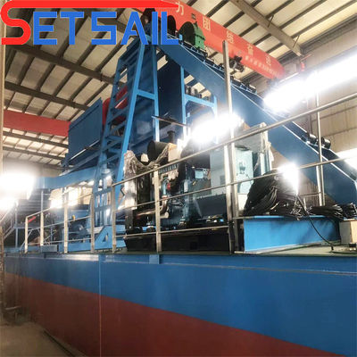 QHSD-27 Motore elettrico azionamento catena secchio di sabbia Gold Dredger per diamanti a prezzi accessibili