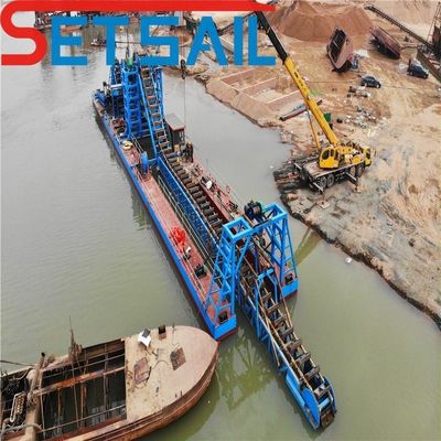 180000.000kg Peso lordo Pacchetto Macchine per l'estrazione di diamanti a catena fluviale