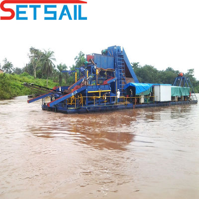 Macchinari per la produzione di diamanti per il lago di Chain Bucket per lo scafo di River Gold dimensione 23m-49m e QHSS-8
