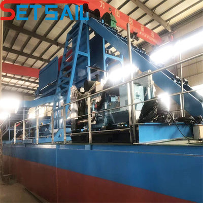 Macchinari per la produzione di diamanti per il lago di Chain Bucket per lo scafo di River Gold dimensione 23m-49m e QHSS-8
