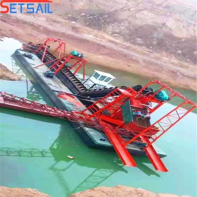 75-150 kW Macchine per l'estrazione dell'oro e dei diamanti a bassa capacità di guasto con profondità di dragaggio da 7 a 20 m