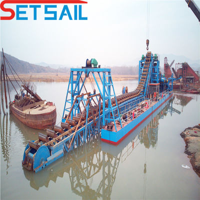 4kw X 3-10kw X3 Dispositivo di migrazione Catena Scafo Fiume Macchine per l'estrazione dell'oro con Jigging