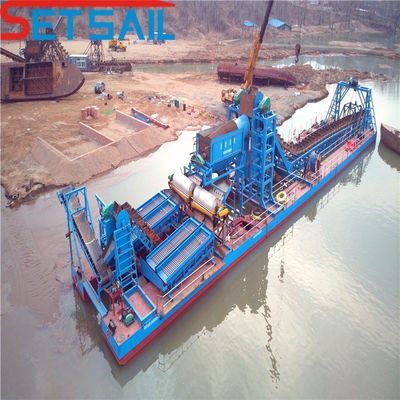 4kw X 3-10kw X3 Dispositivo di migrazione Catena Scafo Fiume Macchine per l'estrazione dell'oro con Jigging