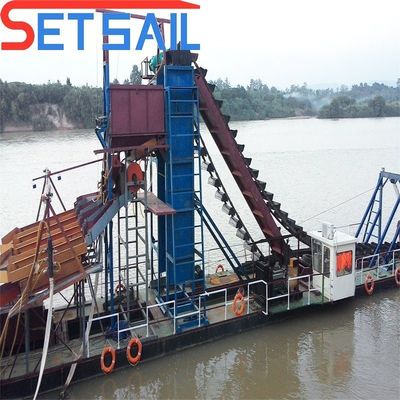 Scavatrice di sabbia a catena multifunzione per l' estrazione mineraria fluviale e ISO. Certificato CE