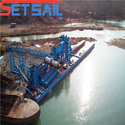 Scavatrice di sabbia a catena multifunzione per l' estrazione mineraria fluviale e ISO. Certificato CE