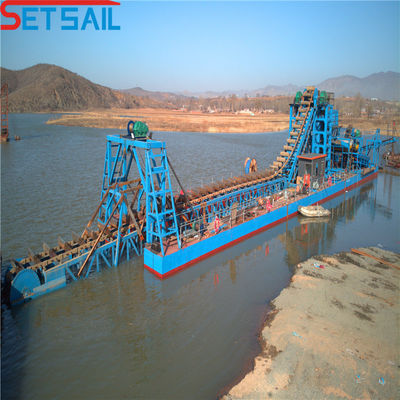Performance Chain Bucket River Gold Dredger con 128-176PCS Chian quantità
