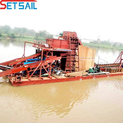 Performance Chain Bucket River Gold Dredger con 128-176PCS Chian quantità