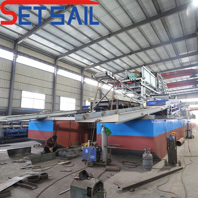 75kw-240kw motore principale catena di alimentazione del fiume del secchio Gold Dredging Machinery per il diamante