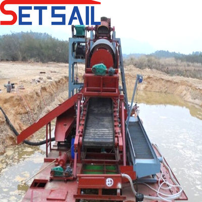 23m-49m Casco dimensione catena secchio fiume sabbia e diamanti macchinari con centrifuga