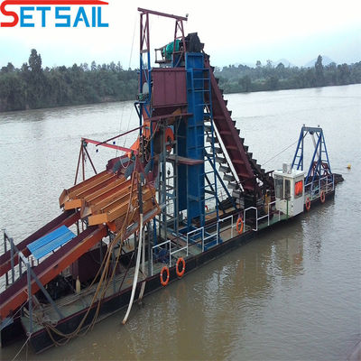 3800.00cm * 500.00cm * 200.00cm Nave di estrazione d'oro sul fiume con Lake Diamond Jigging