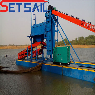 7.5kw-100kw Motore di sollevamento catena elettrica secchio oro e diamanti macchina mineraria fiume