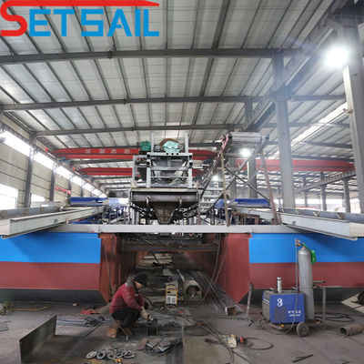 95kw-260kw Total Power Chain Bucket Reservoir Sand Diamond Dredging Equipment per l'oro