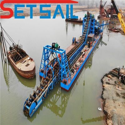 128PCS-176PCS Chian Quantity Bucket Chain River Sand Gold Dredger per la dragaggio dei diamanti
