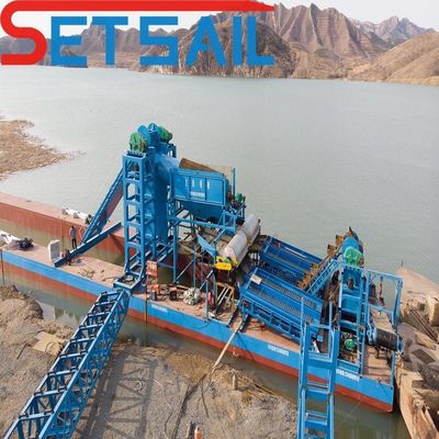 128PCS-176PCS Chian Quantity Bucket Chain River Sand Gold Dredger per la dragaggio dei diamanti