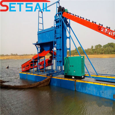 Dredger per l'estrazione dell'oro e dei diamanti con dimensioni di scafo da 23 m a 49 m
