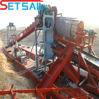 Dredger per l'estrazione dell'oro e dei diamanti con dimensioni di scafo da 23 m a 49 m