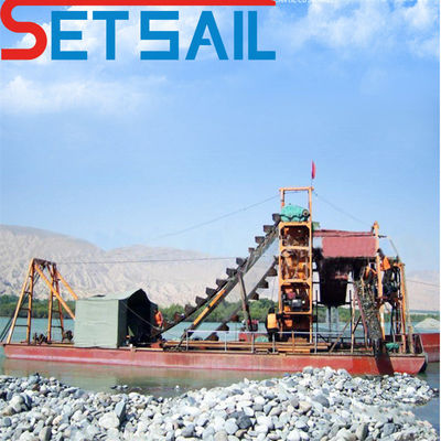 1.0m-2m River Mining Gold Boat con paracadute e tappeto di agitazione 30 giorni di garanzia di rimborso