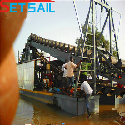 Dredger per l'estrazione dell'oro e dei diamanti con dimensioni di scafo da 23 m a 49 m