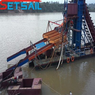 Dredger per l'estrazione dell'oro e dei diamanti con dimensioni di scafo da 23 m a 49 m