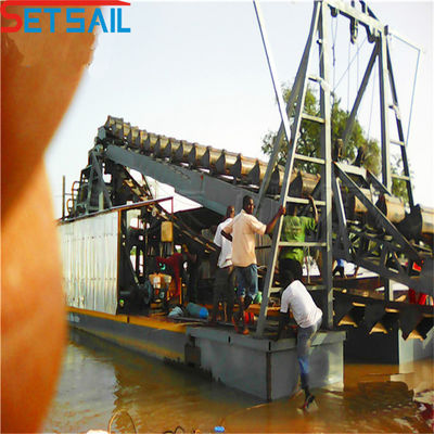 US Chain Bucket River Mining Gold Equipment for Gold Diamond Garanzia di rimborso di 30 giorni
