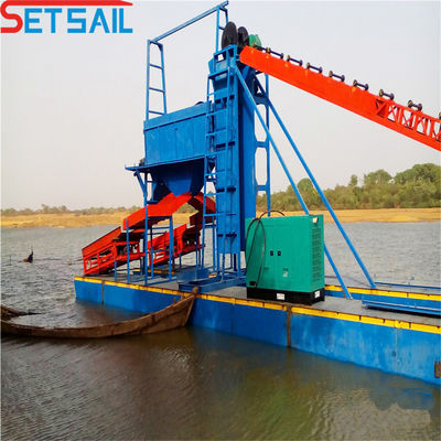 US Chain Bucket River Mining Gold Equipment for Gold Diamond Garanzia di rimborso di 30 giorni
