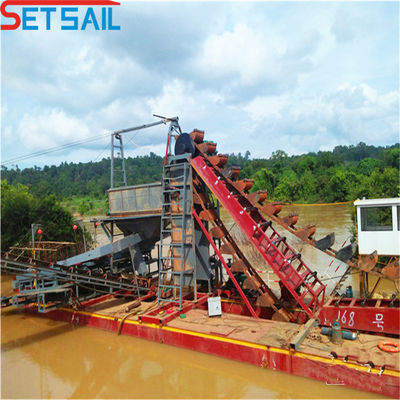 US Chain Bucket River Mining Gold Equipment for Gold Diamond Garanzia di rimborso di 30 giorni