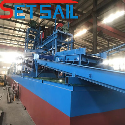 Dredger di estrazione minerale per il lago Gold da Set Sail all'interno della profondità di dragaggio 7m-20m