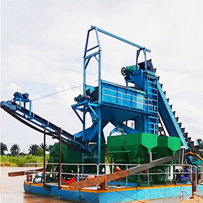 Setsail Chain Bucket River Mining Gold Diamond Dredger per il Congo da parte di professionisti