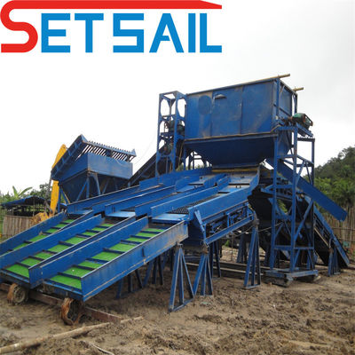 Land Gold Diamond Iron Sand Mining Machinery con potenza totale del generatore 120kw-2000kw