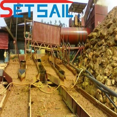 Land Gold Diamond Iron Sand Mining Machinery con potenza totale del generatore 120kw-2000kw