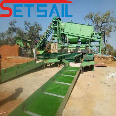 50-500 tonnellate Capacità miniera terrestre oro e diamanti attrezzature schermo tamburo 1 set Min.Order