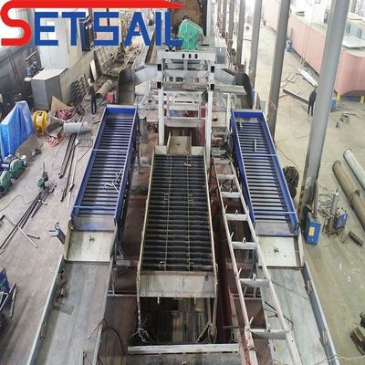 Pagamento iniziale Grande capacità Catena Bucket River Gold Dredger Altezza 1,0 m-2 m Capacità