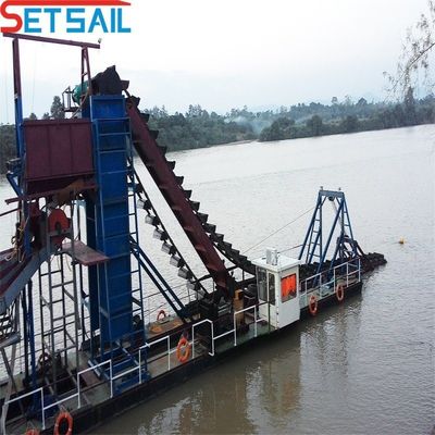 Dredger per l'estrazione e il recupero dell'oro