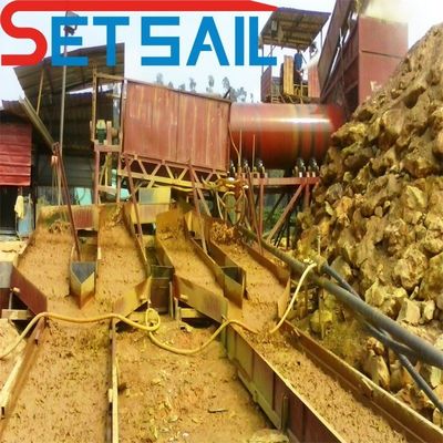 Attrezzature per l'estrazione dell'oro con testa da 8 a 15 metri e capacità di secchi da 0,07 m3