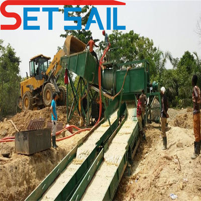 Attrezzature per l'estrazione dell'oro con testa da 8 a 15 metri e capacità di secchi da 0,07 m3