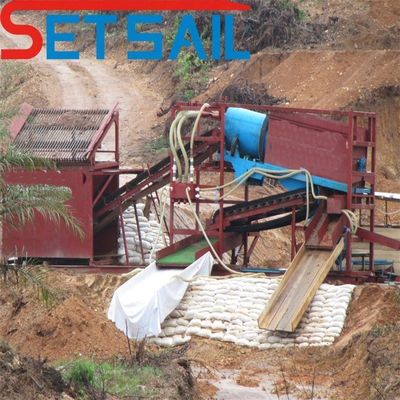 Attrezzature per l'estrazione di minerali terrestri con macchine di jigging e flusso d'acqua di 200 m3/h