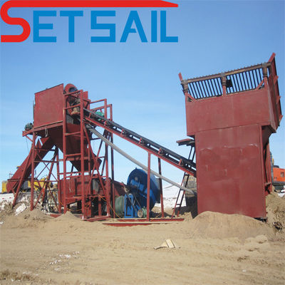 Attrezzature per l'estrazione di minerali terrestri con macchine di jigging e flusso d'acqua di 200 m3/h