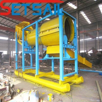 Materiale in acciaio durevole Terreno Equipaggiamento per oro e diamanti con flusso d'acqua da 200m3 a 5000m3