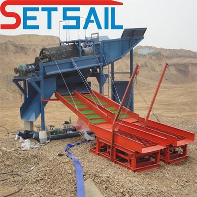 Materiale in acciaio durevole Terreno Equipaggiamento per oro e diamanti con flusso d'acqua da 200m3 a 5000m3
