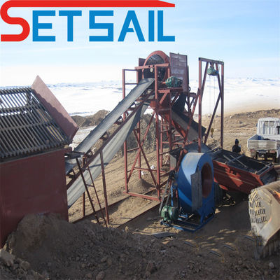 50-500 tonnellate Capacità di prestazioni Macchine per l'estrazione mineraria per il flusso di acqua di polvere di ferro 200m3/h