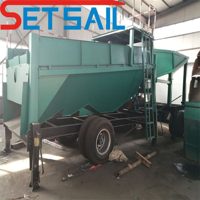 Macchine per l'estrazione dell'oro in acciaio resistente con schermo a tamburo 10kw-50kw