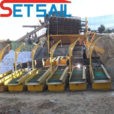 50-500 tonnellate Capacità Centrifugatrice Potenza 7.5-50kw Macchine per l'estrazione dell'oro con cascata di agitazione