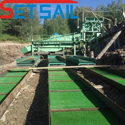 20-60 Set Quantità di secchio Terrestre Estrazione di oro e diamanti Attrezzature con macchine per il jigging