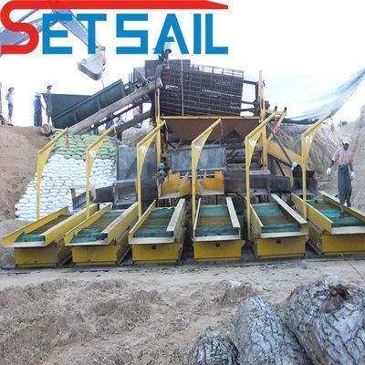 Macchine per l'estrazione di oro e diamanti con due serie di centrifugazioni di capacità 50-500 tonnellate