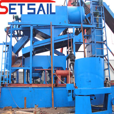 ISO9001 2000 Macchina per il jigger minerale resistente alla corrosione per capacità 50m3-500m3 e 10T