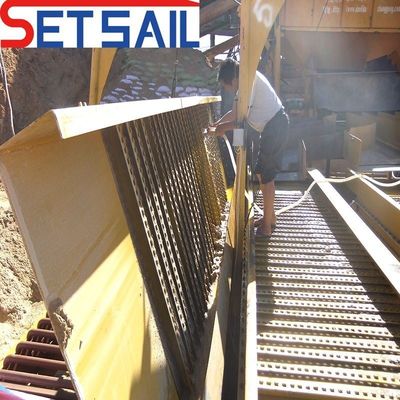 Attrezzature di diamanti alluvionali personalizzate per l'oro 0,07 m3 Capacità del secchio 50-500 tonnellate Capacità