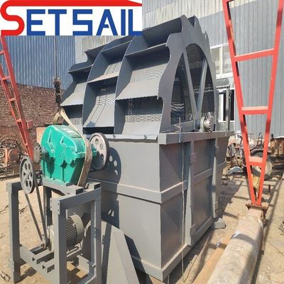 Velocità di rotazione 0,8-1,2 giri/min QHSM-6 Wheel Sand Washing Machine for Washing Project