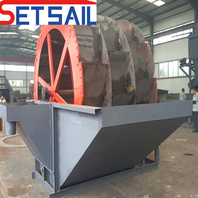 Velocità di rotazione 0,8-1,2 giri/min QHSM-6 Wheel Sand Washing Machine for Washing Project